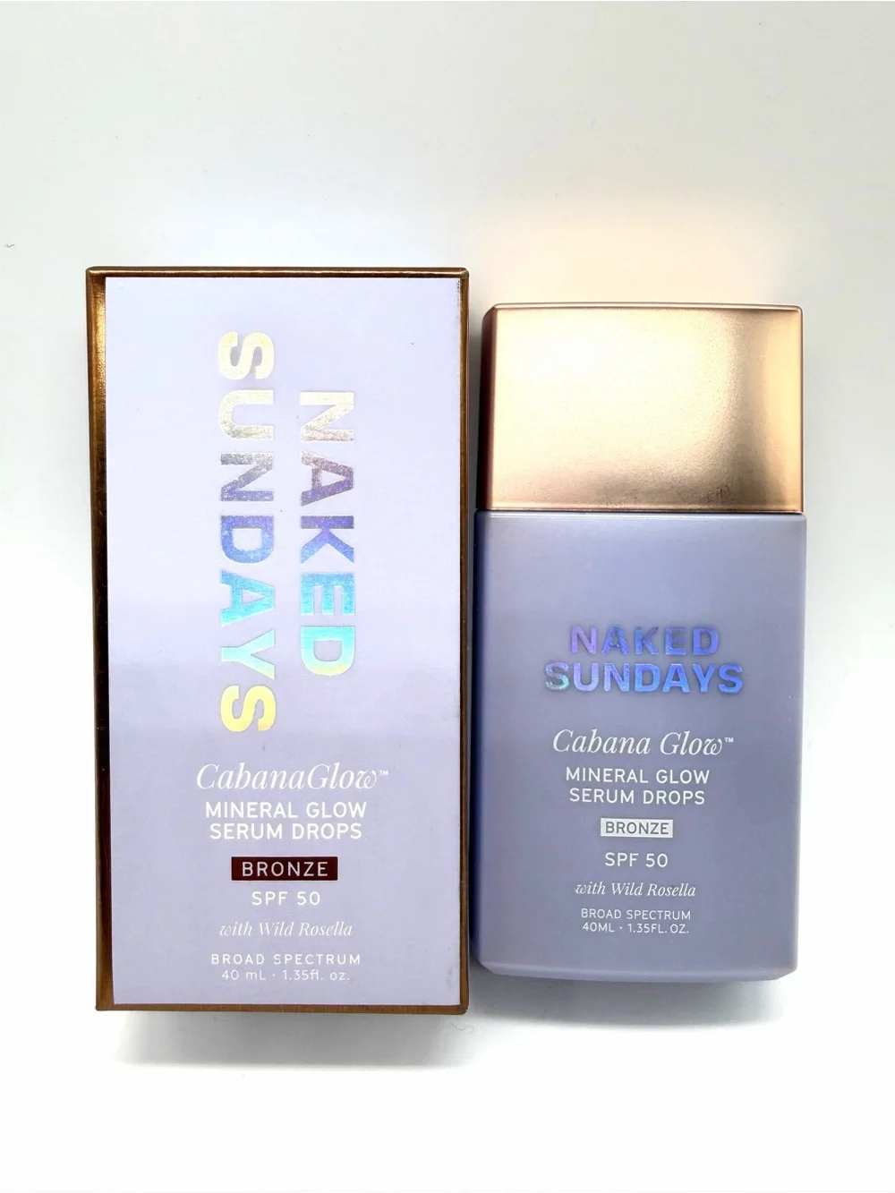 Naked Sundays CabanaGlow Mineral Glow Serum SPF 50 — Bronze Shade